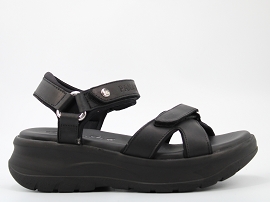 MONIA NEWEL:CUIR/NOIR//CUIR/GOMME
