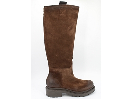 UNO 21815 MA08:NUBUCK/MARRON//TEXTILE/GOMME