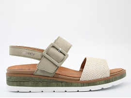 JEANIE MELYSA:NUBUCK/TAUPE//CUIR/GOMME