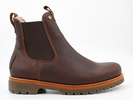 WANDA K400228 BURTON:CUIR GRAS/MARRON//FOURREE/GOMME