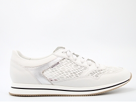  LAPONIA<br>CUIR WHITE  TEXTILE GOMME