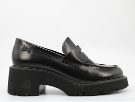 HARRIER CMA192 MLHO K201425:CUIR/NOIR//TEXTILE/GOMME