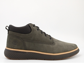 DRIFTRAIL K101039 CROSSMARK CHUKKA:CUIR/VERT//TEXTILE/GOMME