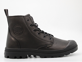  PAMPA ZIP LEATHER ESS<br>CUIR NOIR SUH  GOMME
