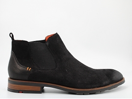 1257133 JONAH 23657:NUBUCK/NOIR//CUIR/GOMME