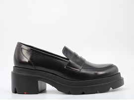 MIKE MOC 23280:CUIR/NOIR//CUIR/GOMME