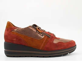 GARRY ABBY:NUBUCK/ROUILLE//CUIR/GOMME