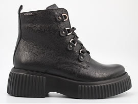  BARISA<br>CUIR METALISE NOIR  CUIR GOMME