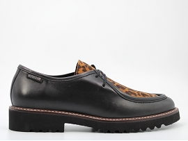  SONIE<br>CUIR + AUTRES MATERIAUX NOIR  CUIR GOMME