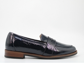  HADELE<br>CUIR VERNI MARINE  CUIR GOMME