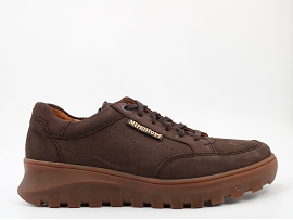  FLYNN<br>NUBUCK MARRON  CUIR GOMME