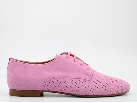 NERIO 14820:NUBUCK/ROSE//CUIR/GOMME