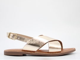 1257133 SB400 24:CUIR METALISE/OR//NON DOUBLE/ELASTHOMERE