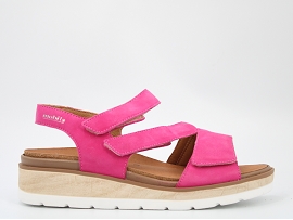 1257129 MERYL:NUBUCK/ROSE//CUIR/GOMME