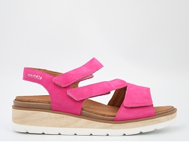  MERYL<br>NUBUCK ROSE  CUIR GOMME