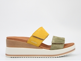  SOPHIA<br>NUBUCK JAUNE  NON DOUBLE GOMME