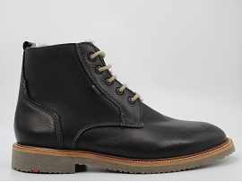 MINORQUINE 27500 VARON 24528:CUIR/GRIS//FOURREE/GOMME