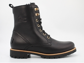 CANDIDE CHELSEA FARA TRAVELLING IGLOO:CUIR/NOIR//POLAIRE/GOMME