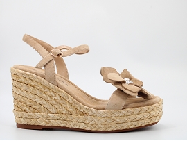 SYDNEY CUSHION BUCKLE V251285:NUBUCK/TAUPE//CUIR/GOMME