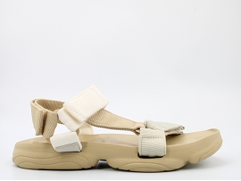1126184 KARST SANDAL K201794:TOILE/MULTI//CUIR/GOMME