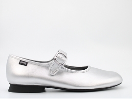  CASI MIRA K201629<br>CUIR METALISE ARGENT  CUIR GOMME