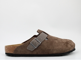  BOSTON SUEDE<br>NUBUCK GRIS  NON DOUBLE GOMME
