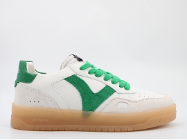  1257129<br>CUIR + AUTRES MATERIAUX VERT   GOMME