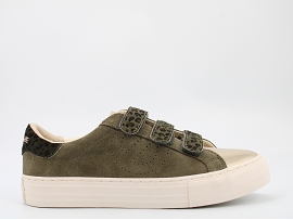  ARCADE STRAPS PERFO<br>NUBUCK VERT   GOMME