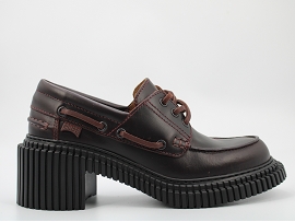  K201812 PIX<br>CUIR BORDEAUX  CUIR GOMME