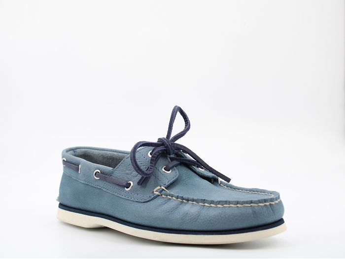 Timberland bateau classic boat  blanche bleu1294905_2