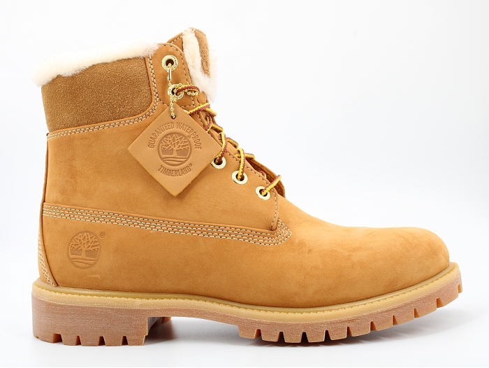 Timberland fourree mouton jaune