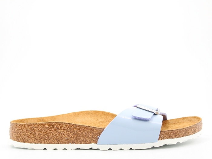 Birkenstock mule madrid vernis bleu