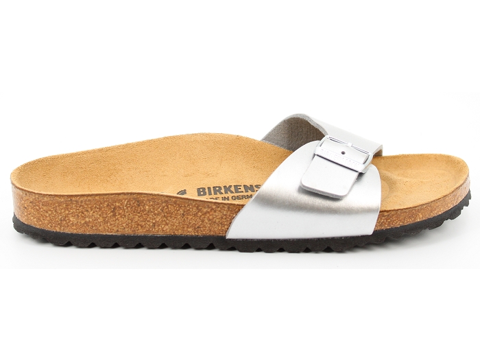 Birkenstock mule madrid metal argent