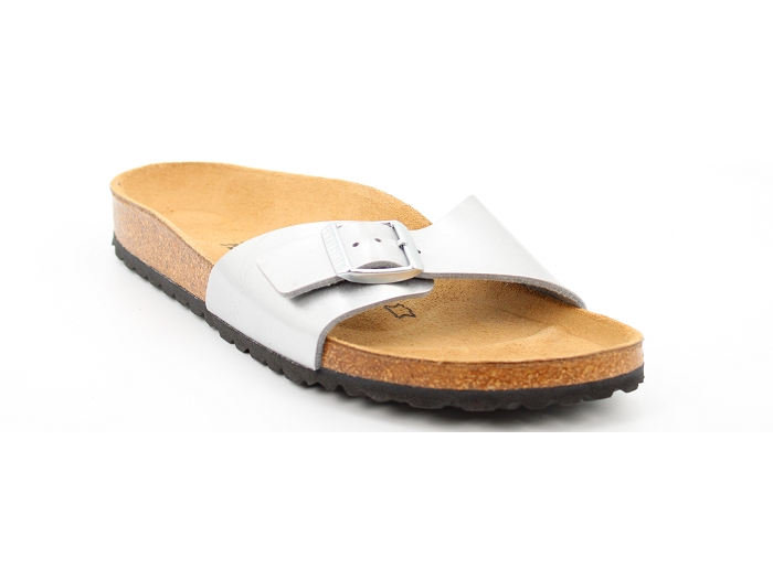 Birkenstock mule madrid metal argent1797911_2