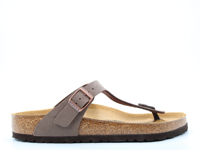 Birkenstock mule gizeh mat marron