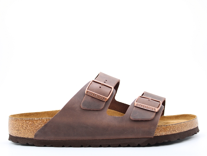 Birkenstock mule arizona cuir gras marron