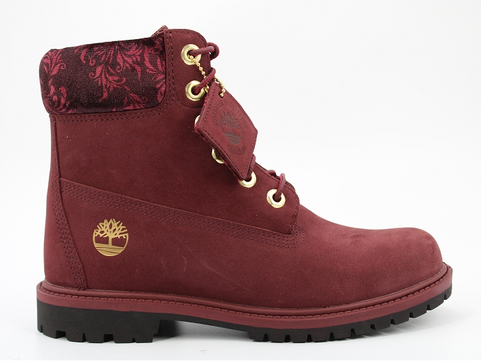 Timberland botte et bottine 6 boot w rouge