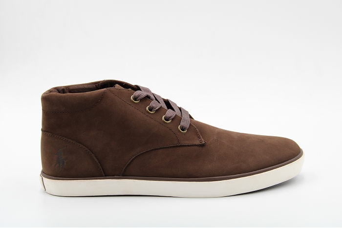 Polo ralph lauren botte et bottine odie nubuck marron