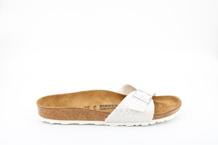 Birkenstock mule madrid  snake blanc