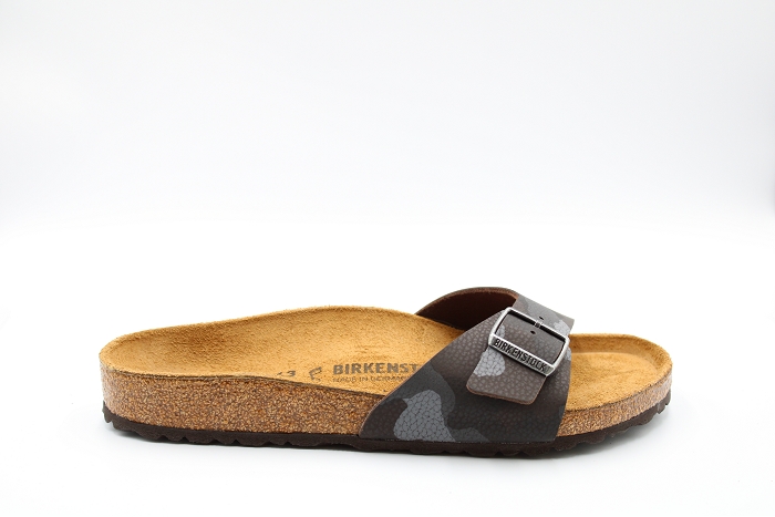 Birkenstock mule madrid imprime marron