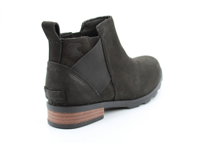 Sorel botte et bottine emelie chelsea nl2671 noir2067301_4