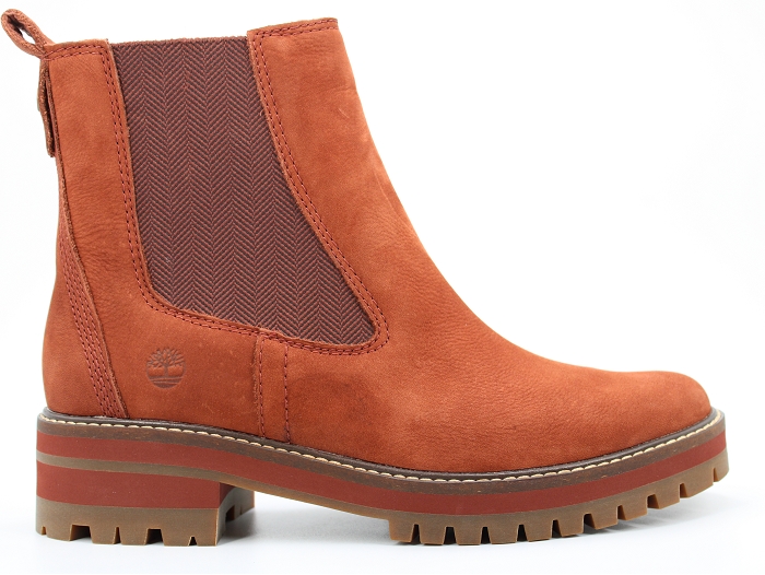 Timberland botte et bottine courmayeur valley chelsea rouge