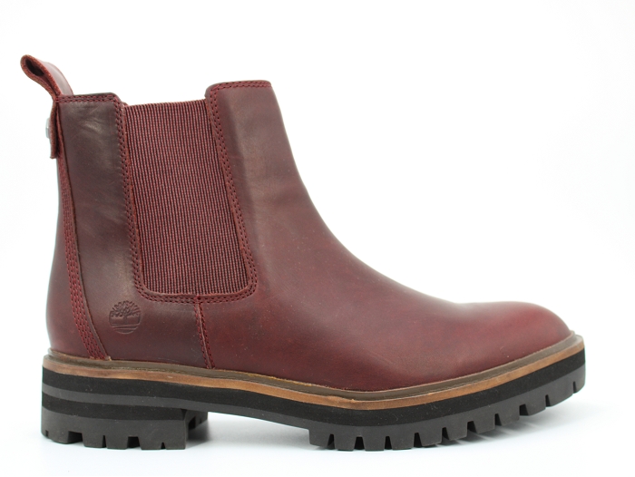 Timberland botte et bottine london square chelsea rouge