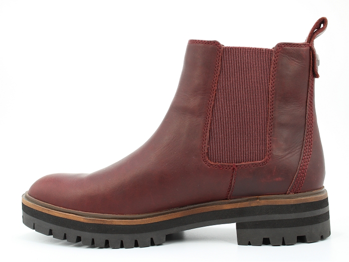 Timberland botte et bottine london square chelsea rouge2126102_3