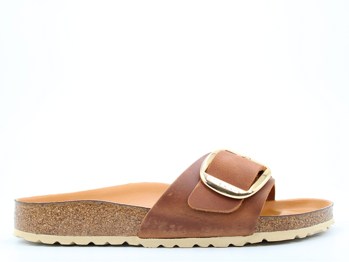 Birkenstock mule madrid bb cuir marron