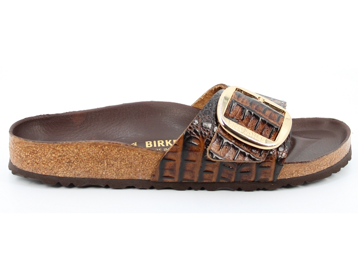 Birkenstock mule madrid bb snake marron