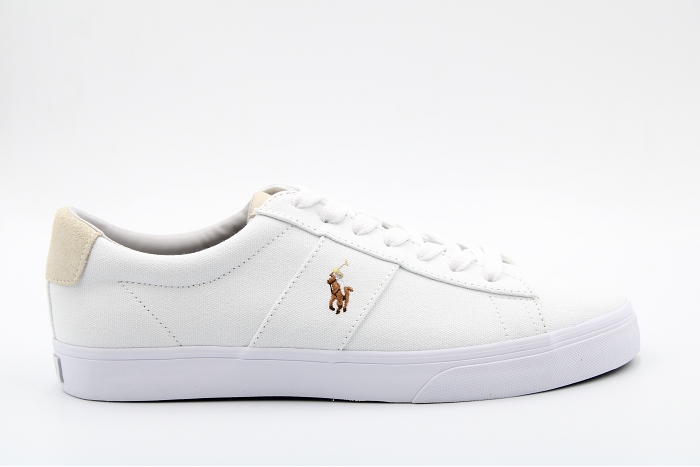 Zzzpolo ralph lauren sneakers sayer blanc