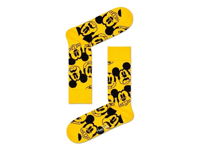 Happy socks chaussettes mickey jaune