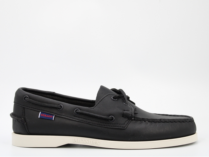 Sebago bateau docksides portland noir