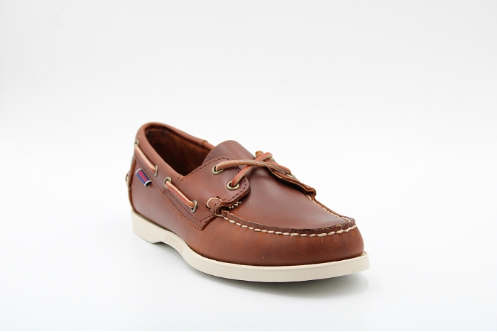 Sebago bateau docksides waxed marron2241401_2